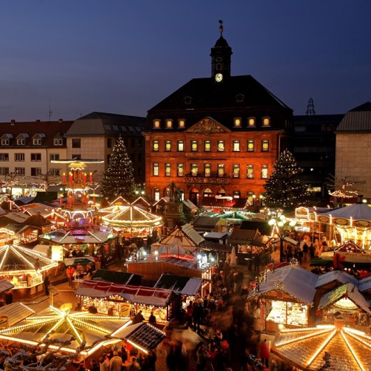 Weihnachtsmarkt Totale